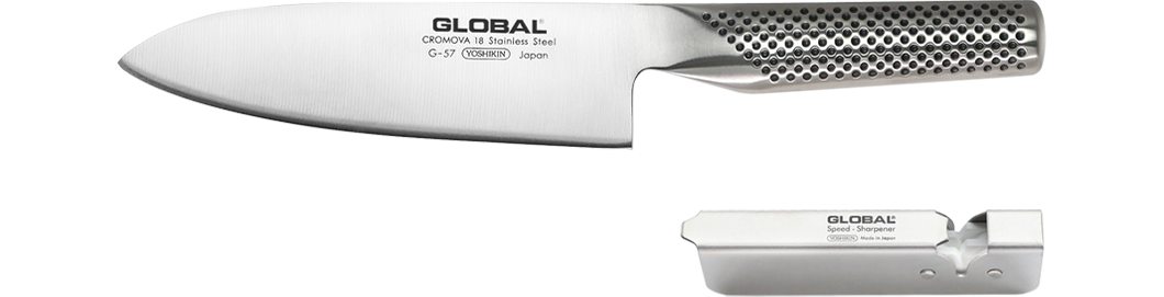 三徳（16cm）2点セット | GLOBAL包丁の吉田金属工業株式会社
