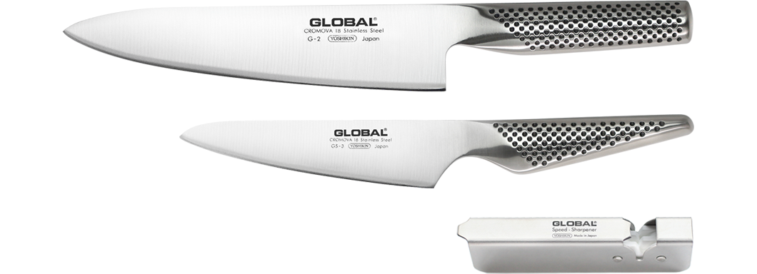 牛刀3点セット | GLOBAL包丁の吉田金属工業株式会社