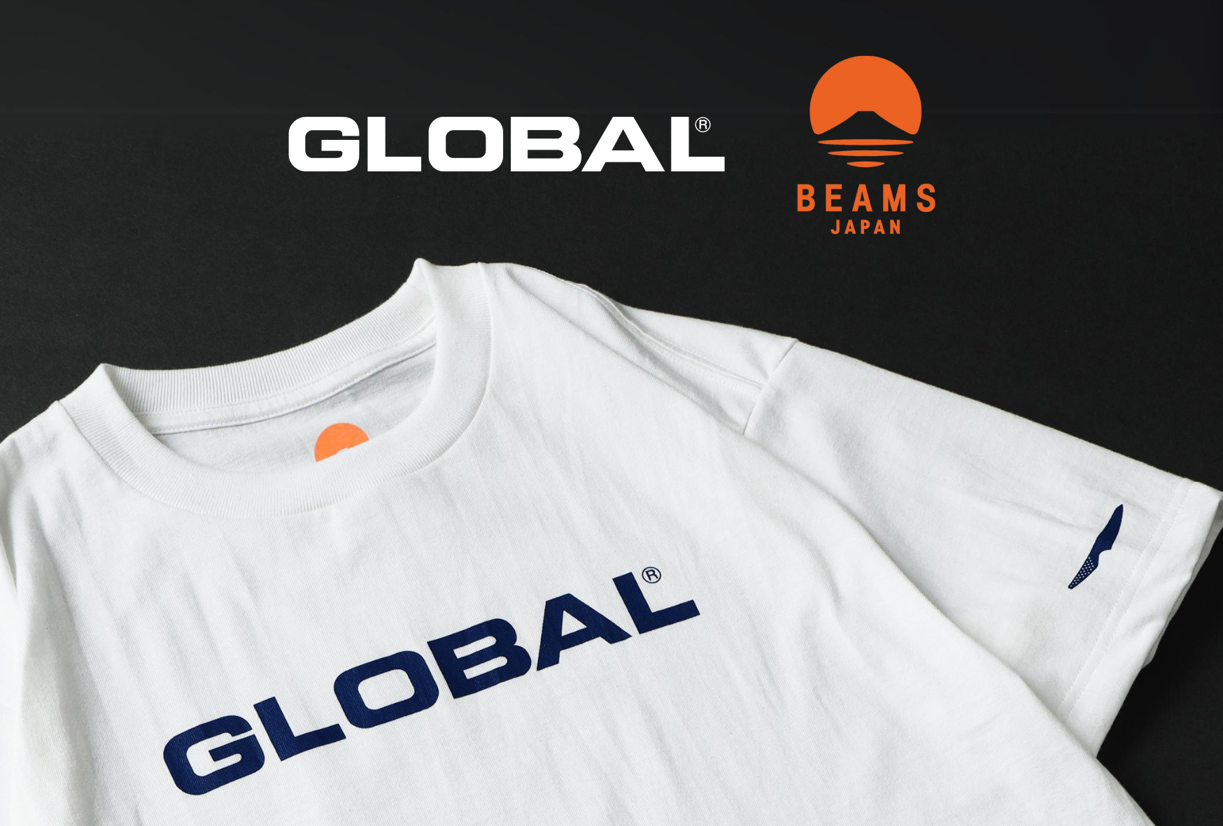 BEAMS JAPAN × GLOBAL コラボTシャツ発売のお知らせ | GLOBAL包丁の 